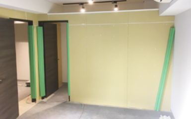 施工中 用途に合わせたレイアウトとデザイン